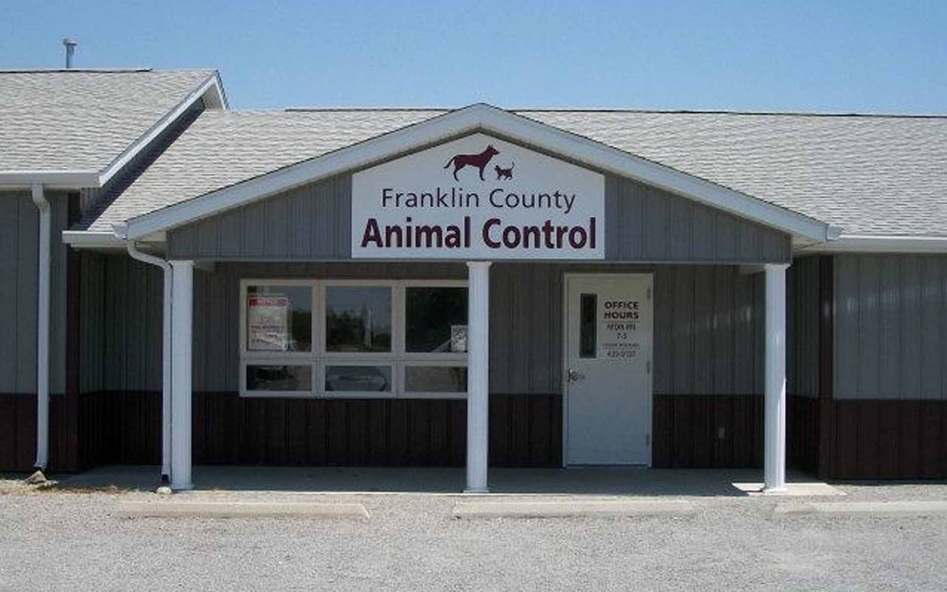 exterior of the franklin county animal control